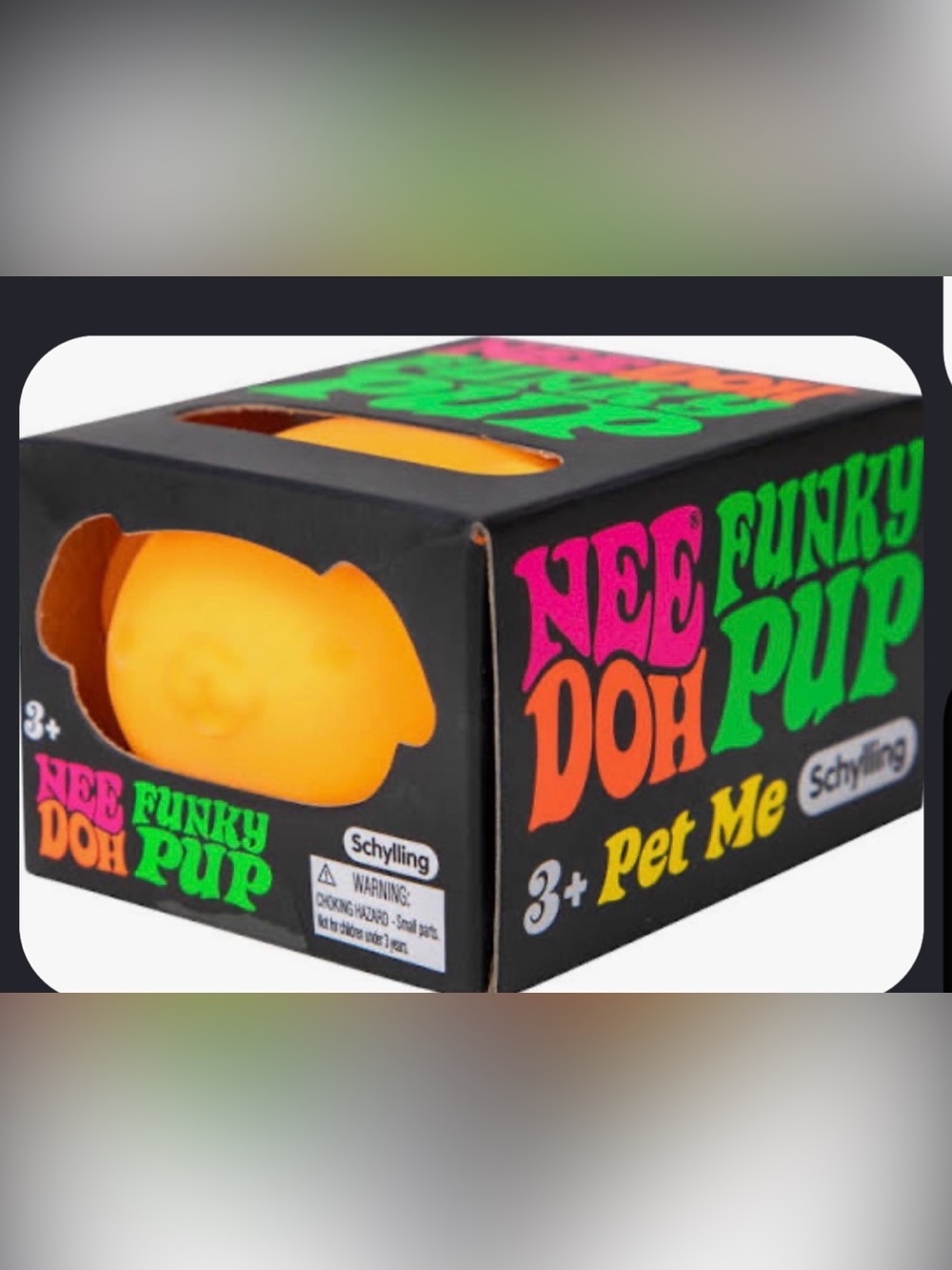 NeeDoh FUNKY PUP by Schylling - Orange